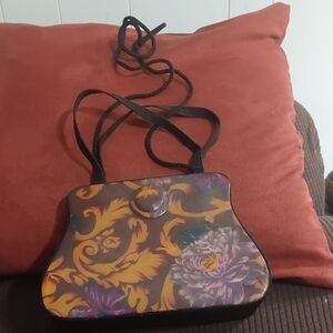 Floral Patterned Angela Frascone Vintage Style Women's Bag